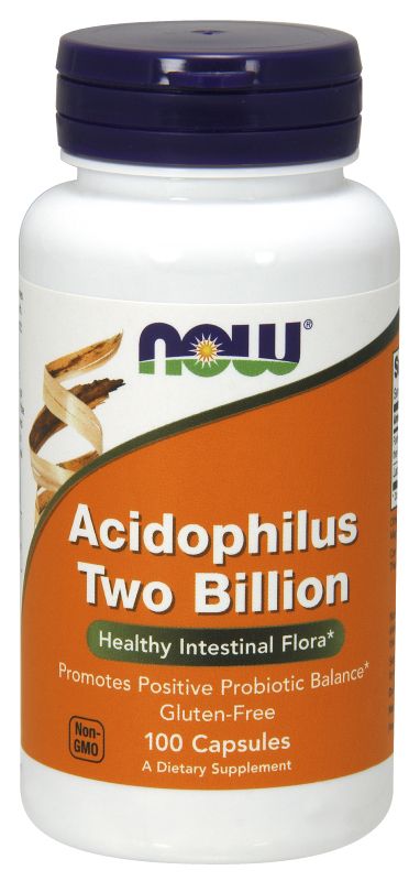 NOW Foods Acidophilus Two Billion - 100 Capsules