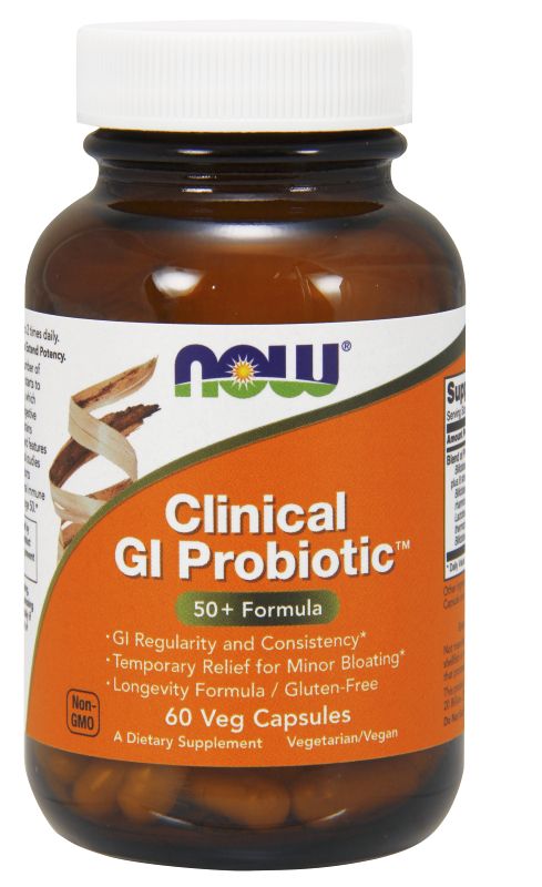 NOW Foods Clinical GI Probiotic™ - 60 Veg Capsules