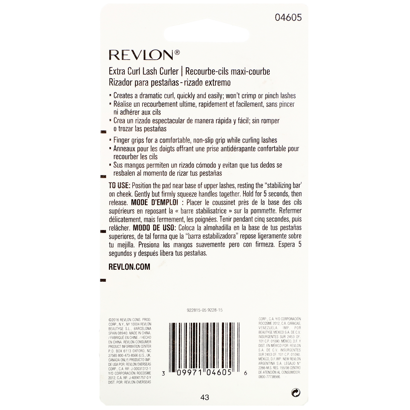 Revlon, Curvador de Cílios ao Máximo, 1 Unidade - Imagem 3