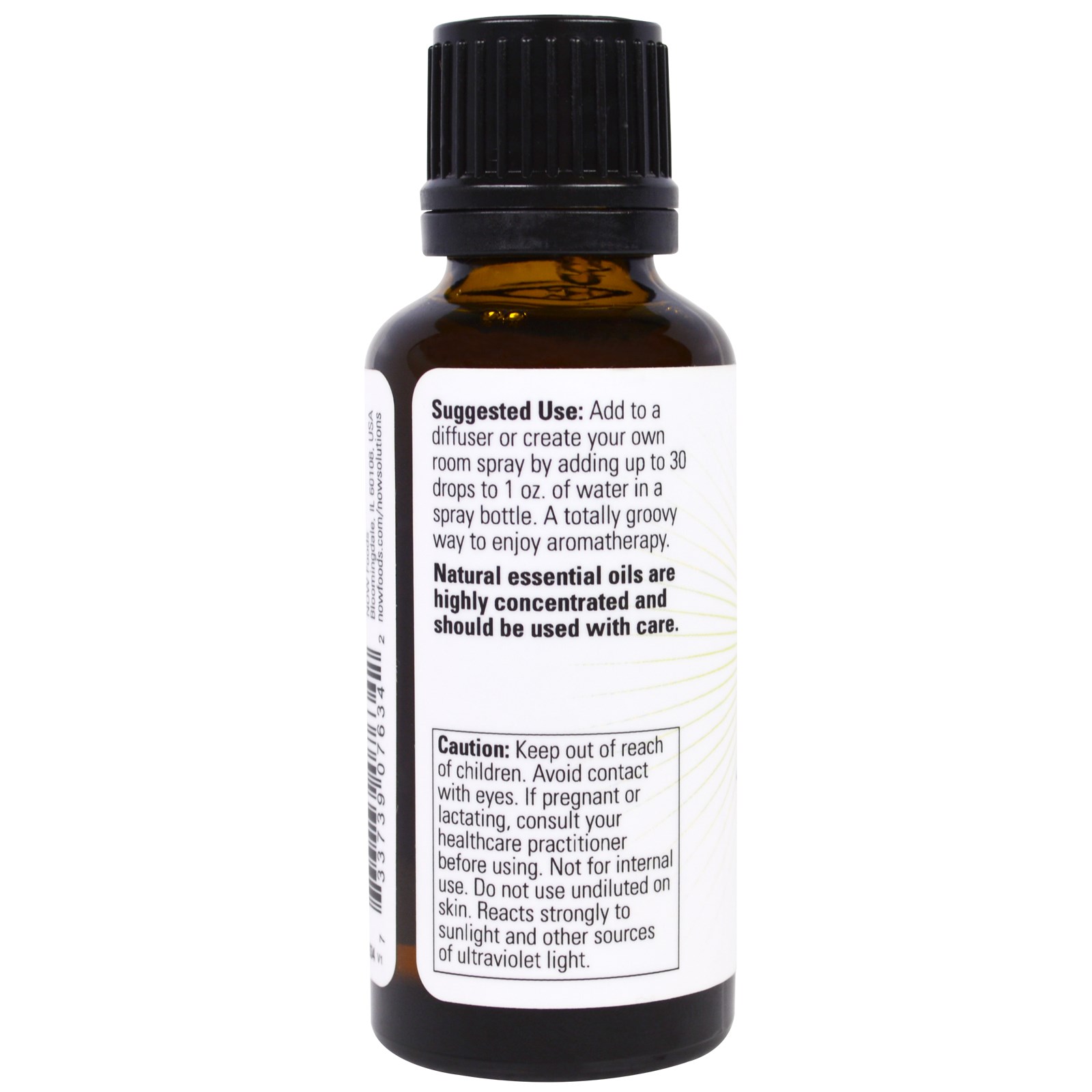 Now Foods, Paz, Amor e Flores, Óleos Essenciais, Mistura Estabilizante, 30ml - Imagem 3