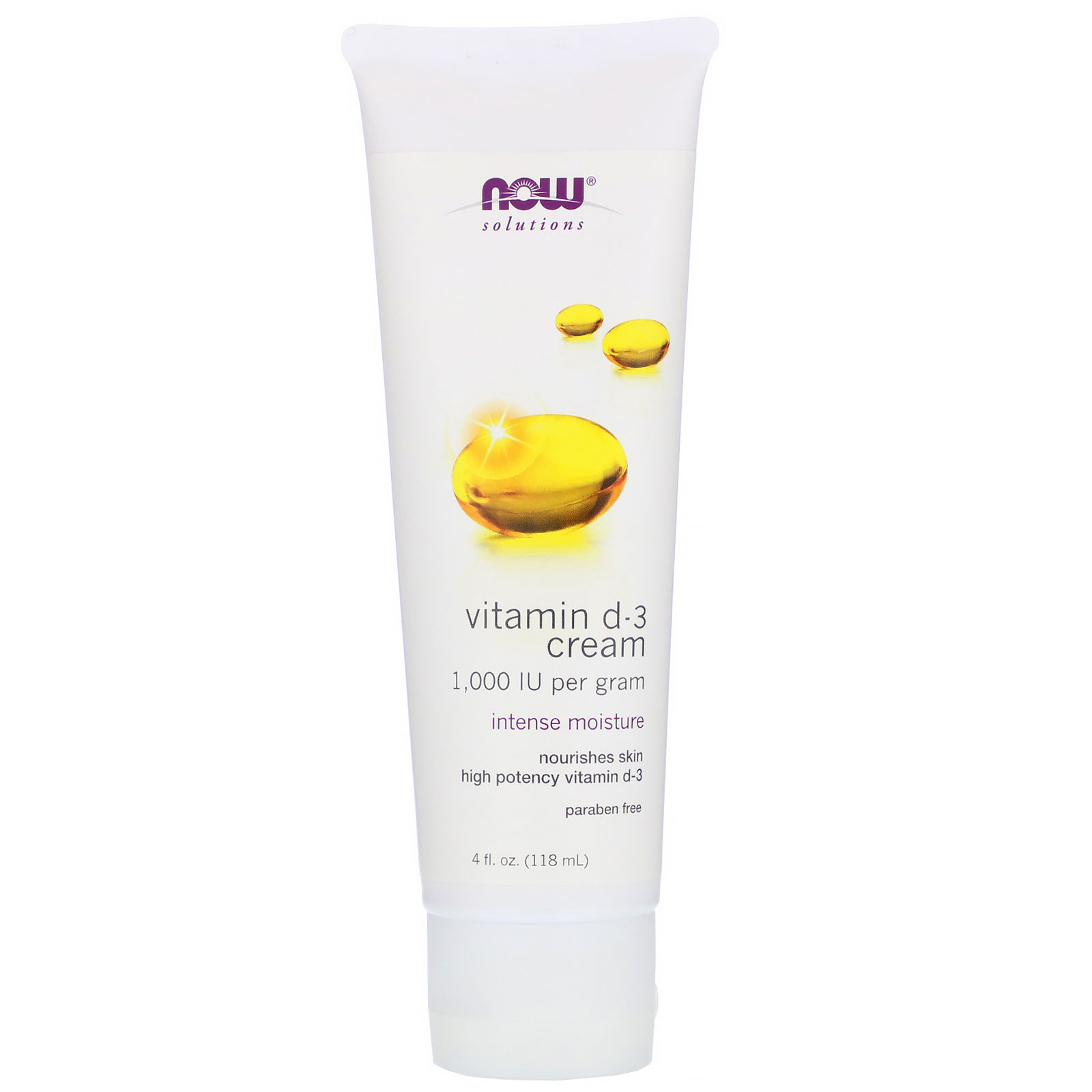 Now Foods, Creme de Vitamina D-3, 1.000 UI, 118 ml (4 fl oz)