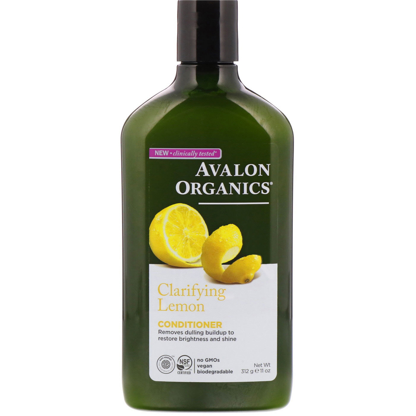 Avalon Organics, Condicionador, Limão Clarificante, 11 fl oz (325 ml)