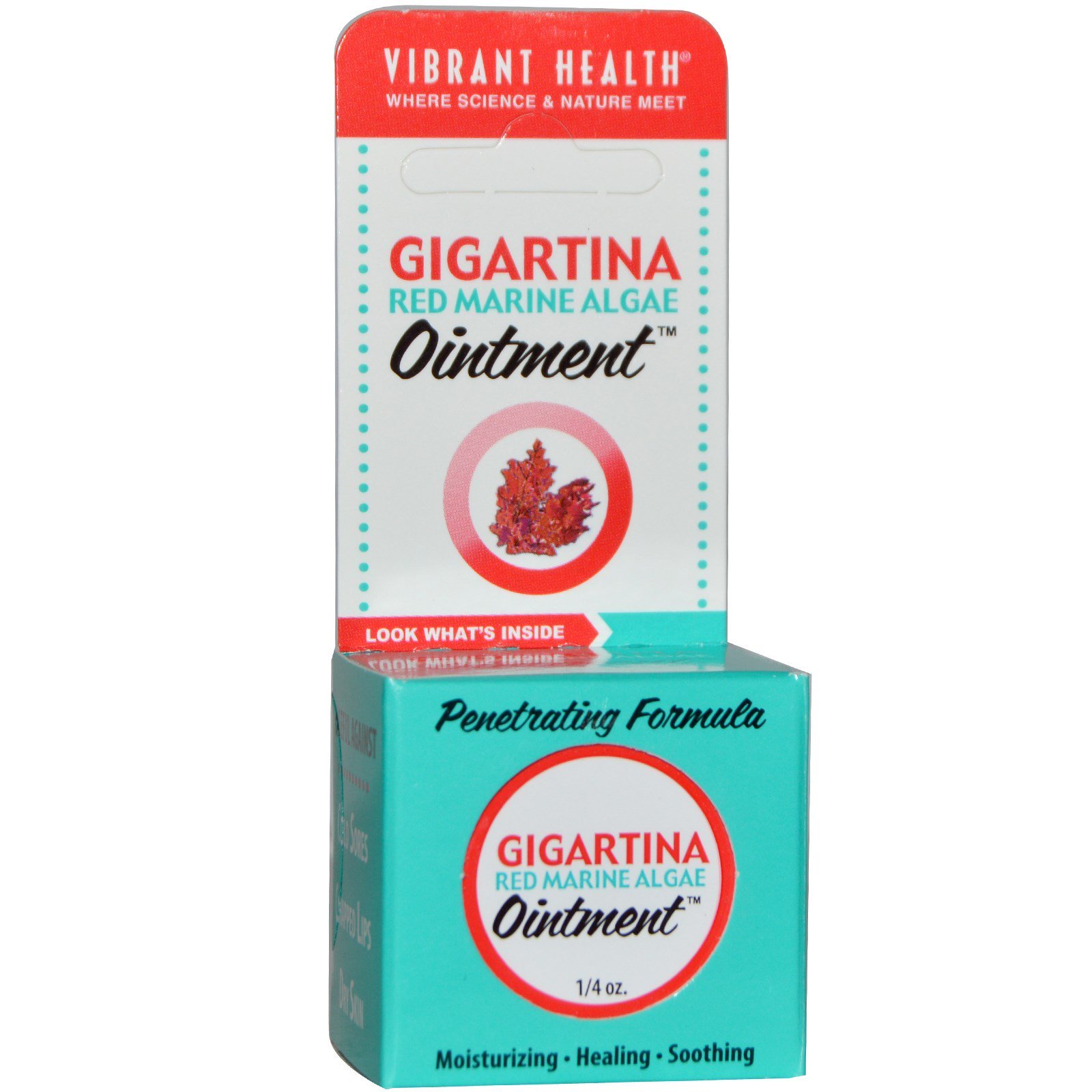 Vibrant Health, Pomada Gigartina de Algas Vermelhas, 1/4 oz (7 g)