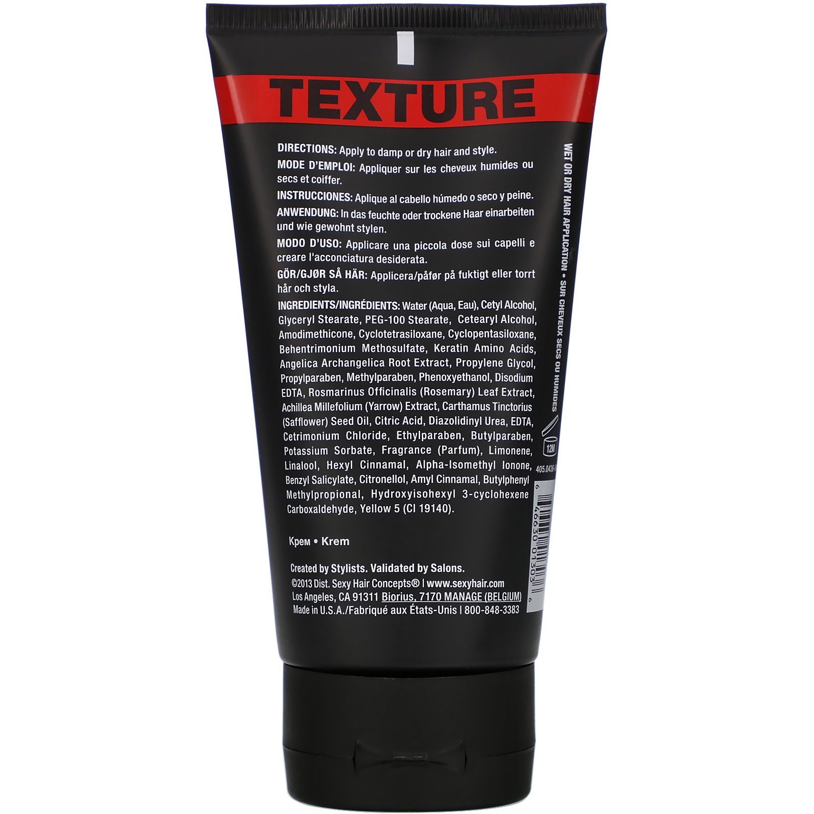 Sexy Hair, Style Sexy Hair, Slept In Texture Creme, 5.1 fl oz (150 ml) - Imagem 2