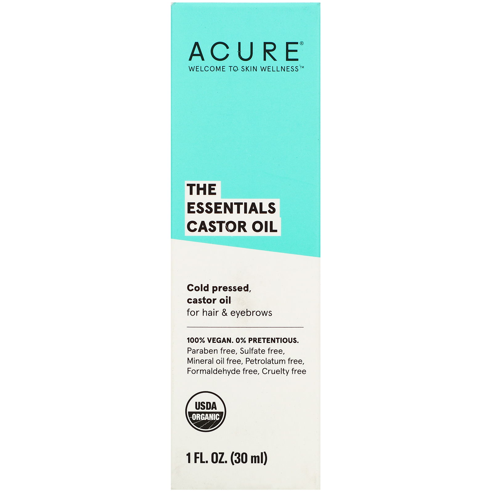 Acure, Óleo de Rícino The Essentials, 30 ml (1 fl oz) - Imagem 2