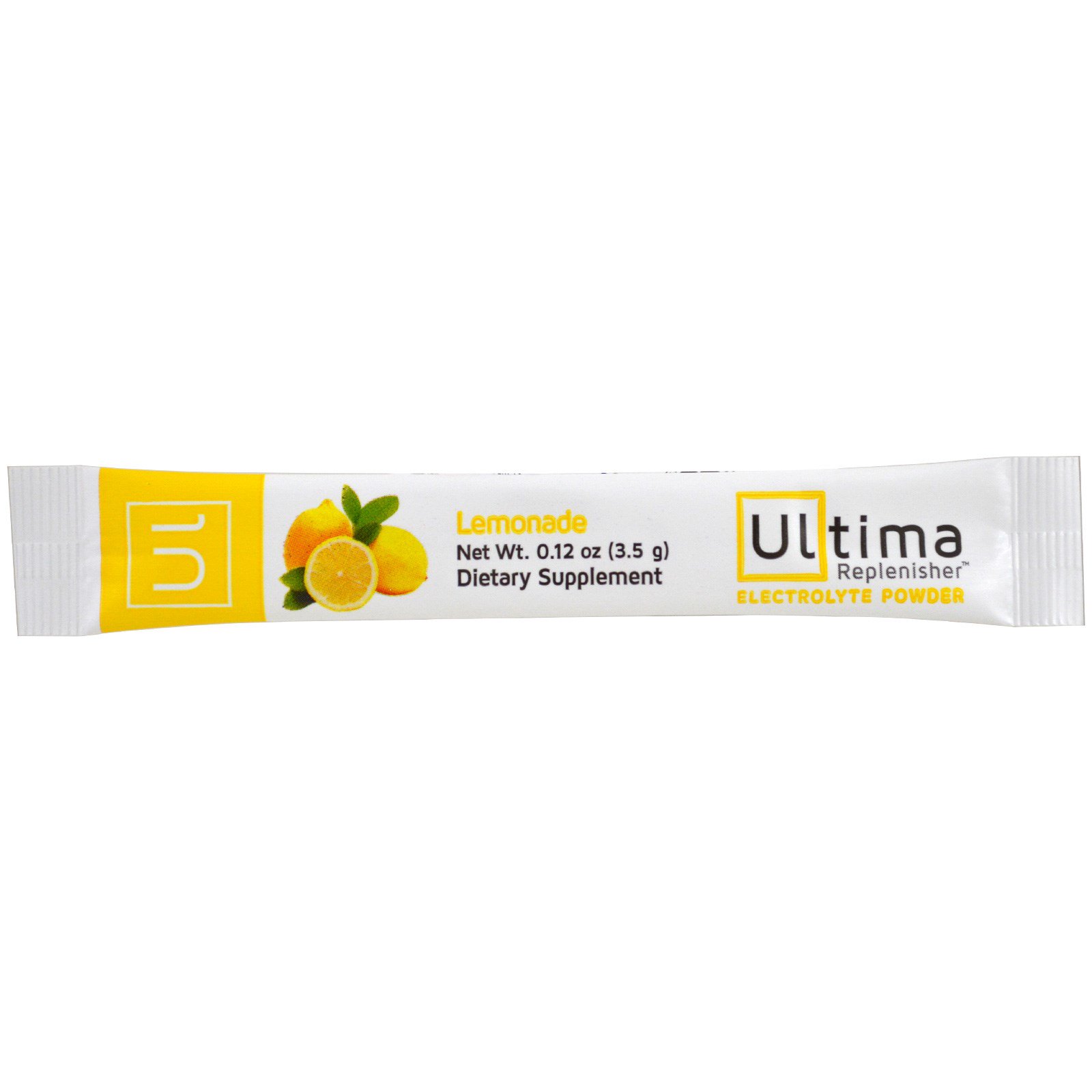 Ultima Replenisher, Pó eletrólito repositor Ultima, Limonada, 10 embalagens, 0,12 oz (3.5 g) Cada - Imagem 3