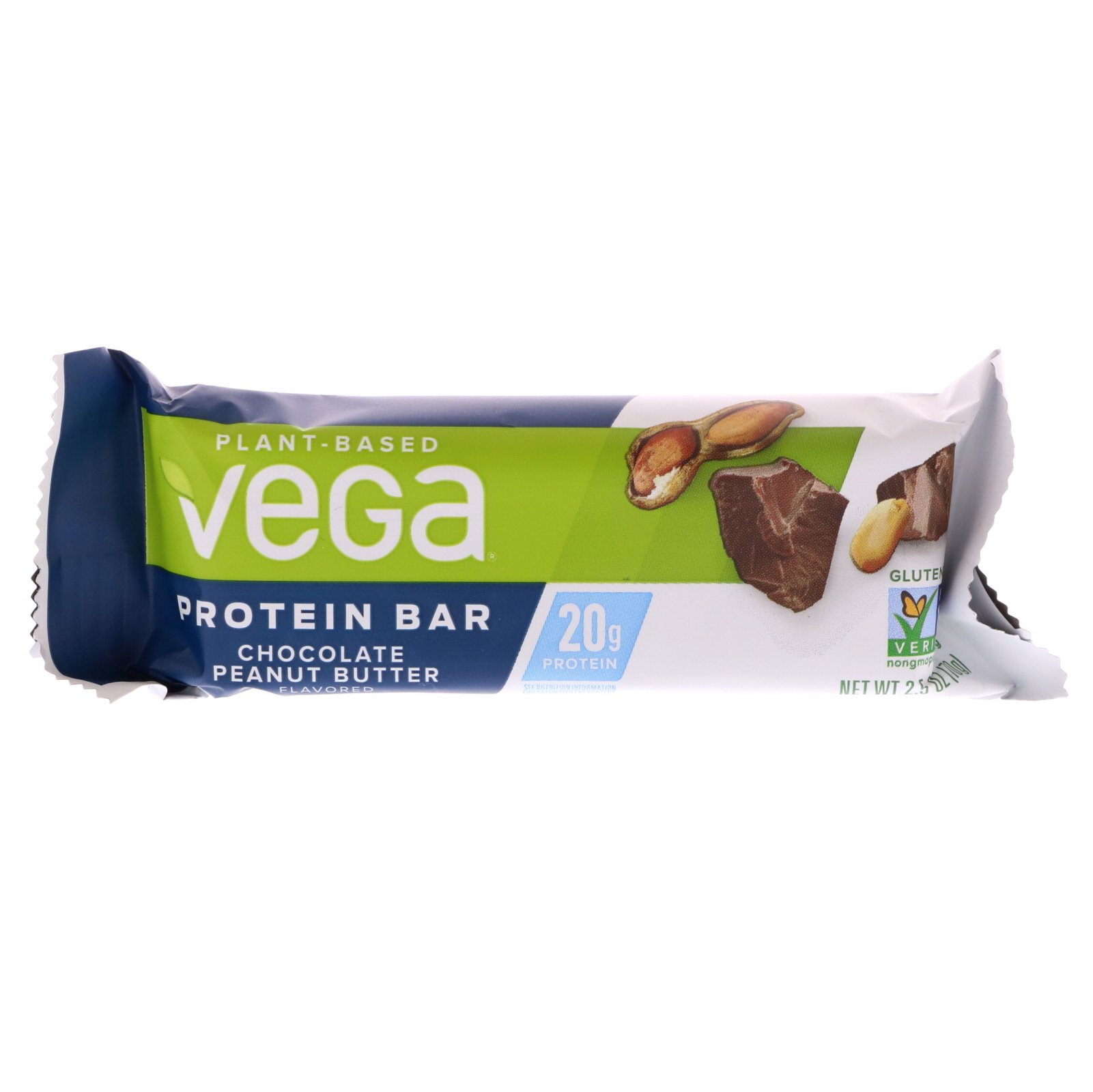 Vega, Barra Proteica, Chocolate e Manteiga de Amendoim, 12 Barras, 2,5 oz (70 g) Cada - Imagem 4