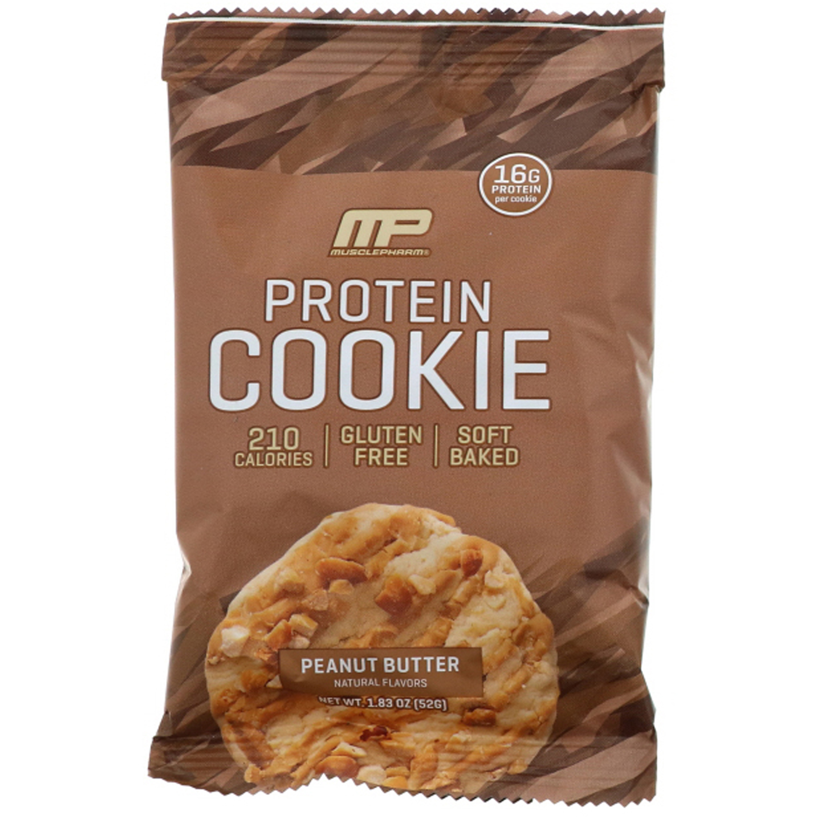 MusclePharm, Biscoitos de Proteína, Manteiga de Amendoim, 12 Biscoitos, 1,83 oz (52 g) Cada - Imagem 4