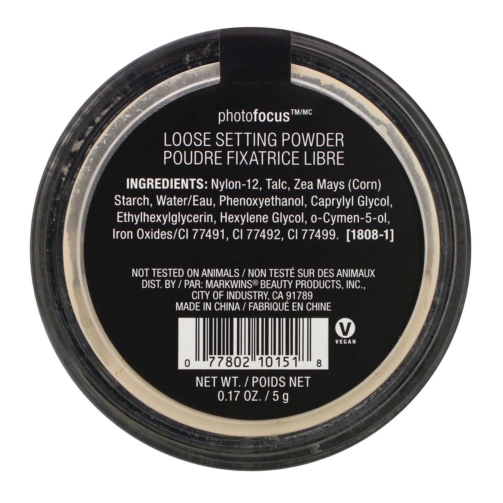 Wet n Wild, PhotoFocus Loose Setting Powder, Translucent, 0.17 oz (5 g) - Imagem 3