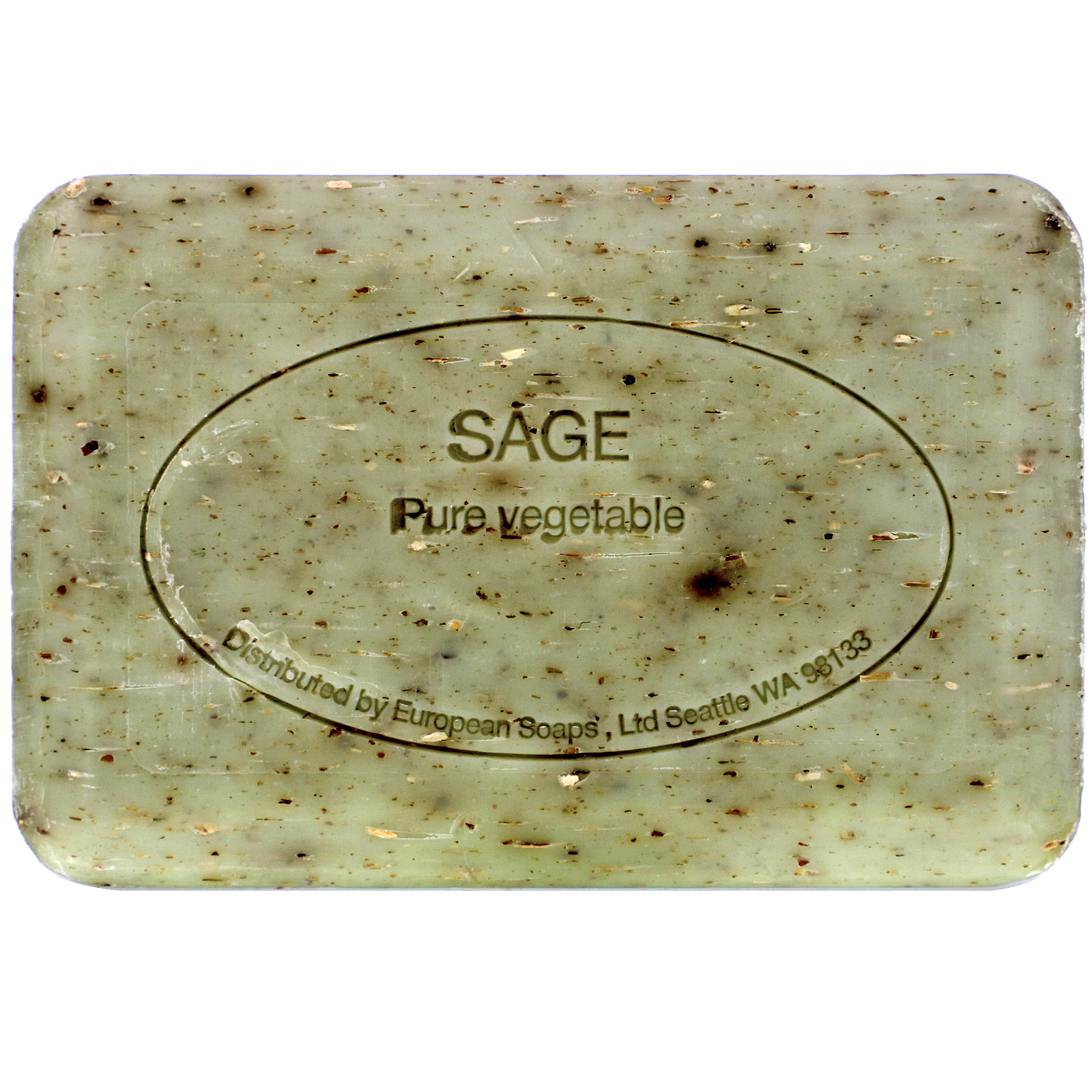 European Soaps, Sabonete em Barra, Sálvia, Pré de Provence, 8.8 oz (250 g) - Imagem 2