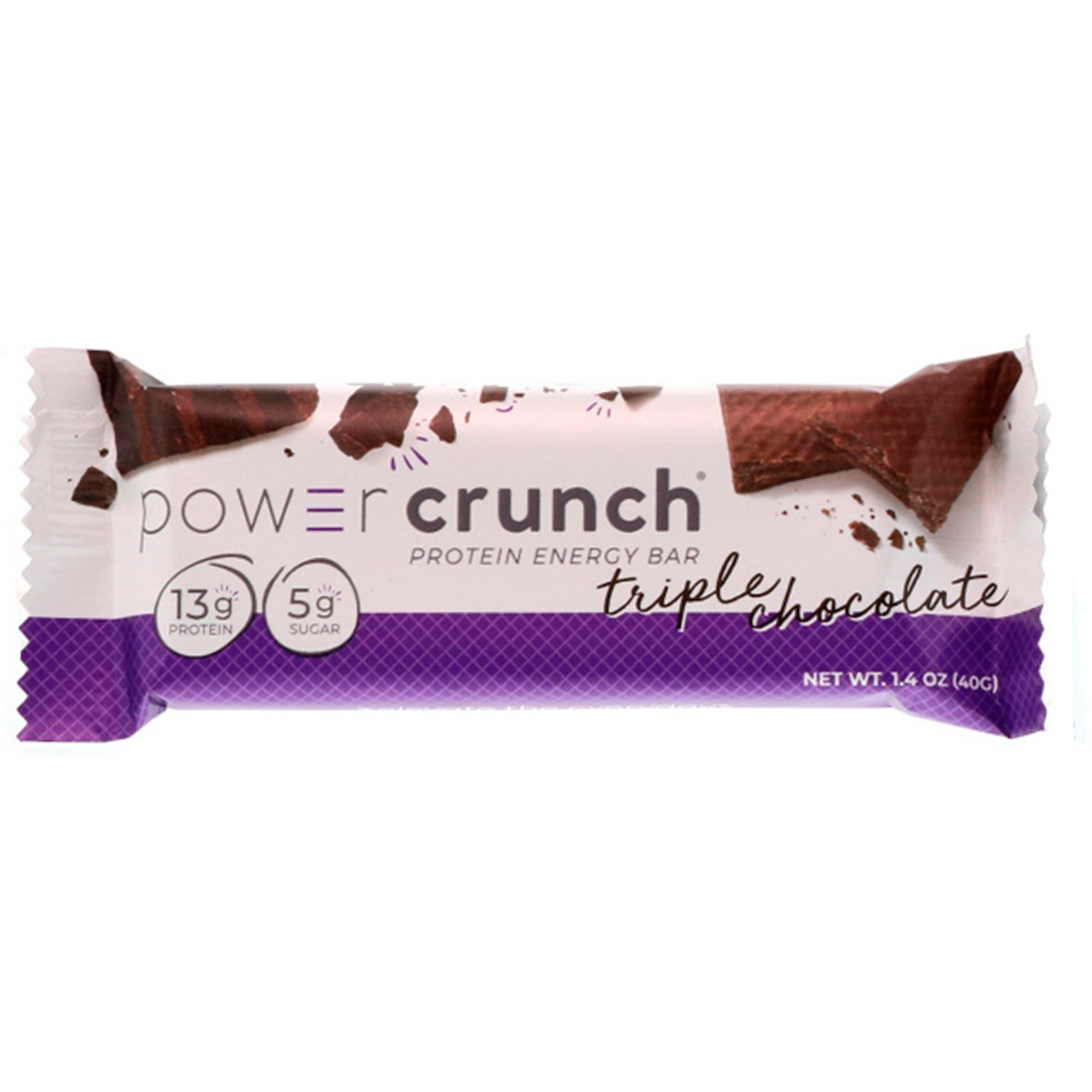 BNRG, Barra Energética Proteica Power Crunch, Original, Triple Chocolate, 12 Barras, 40 g (1,4 oz) Cada - Imagem 4