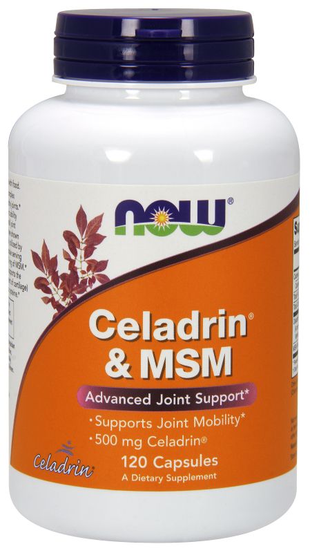 NOW Foods Celadrin® & MSM 500 mg - 120 Capsules - Imagem 2