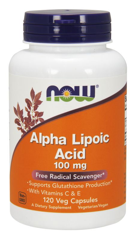 NOW Foods Alpha Lipoic Acid 100 mg - 120 Veg Capsules - Imagem 2