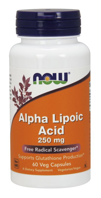 NOW Foods Alpha Lipoic Acid 250 mg - 60 Veg Capsules - Imagem 2