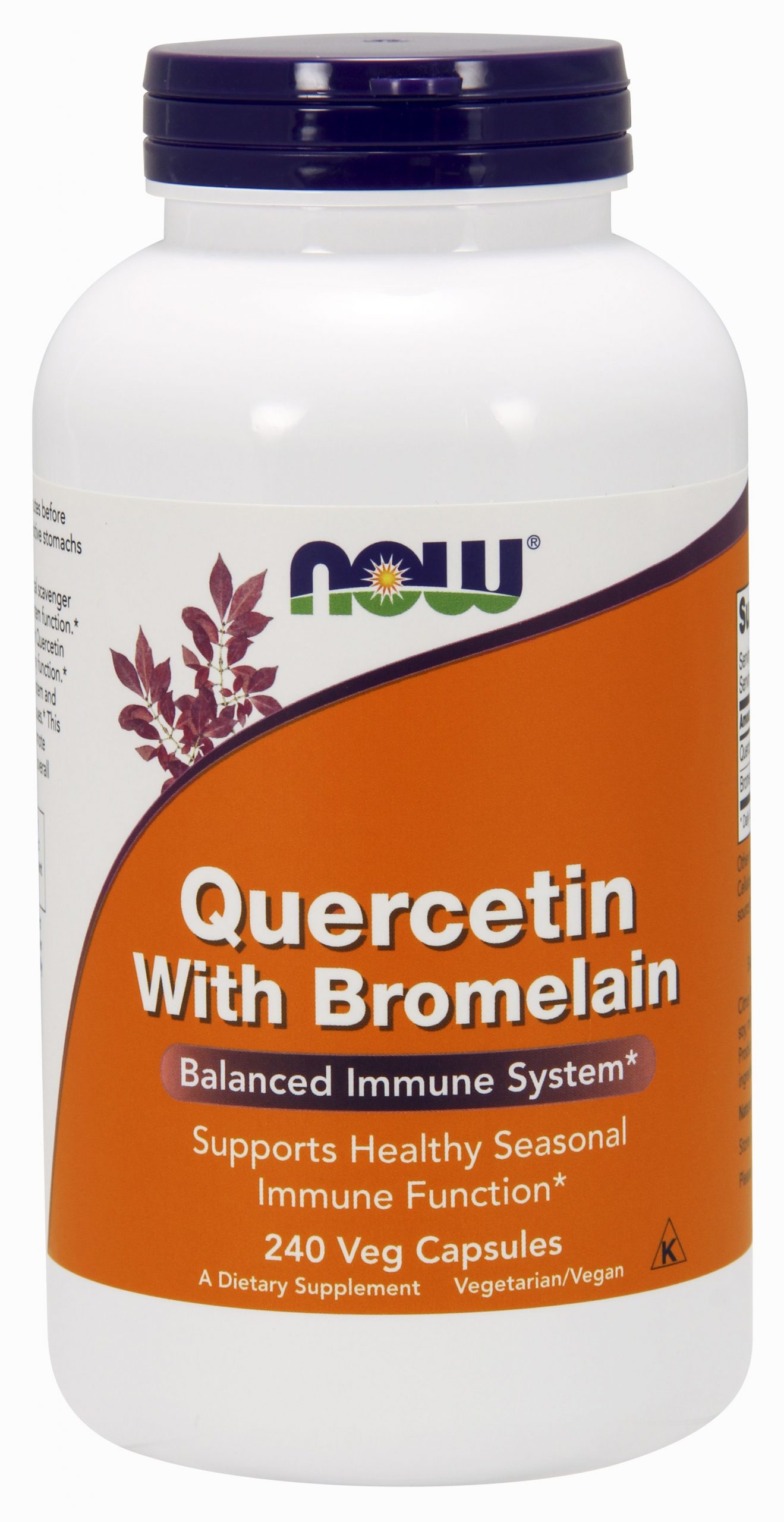 NOW Foods Quercetin with Bromelain - 240 Veg Capsules