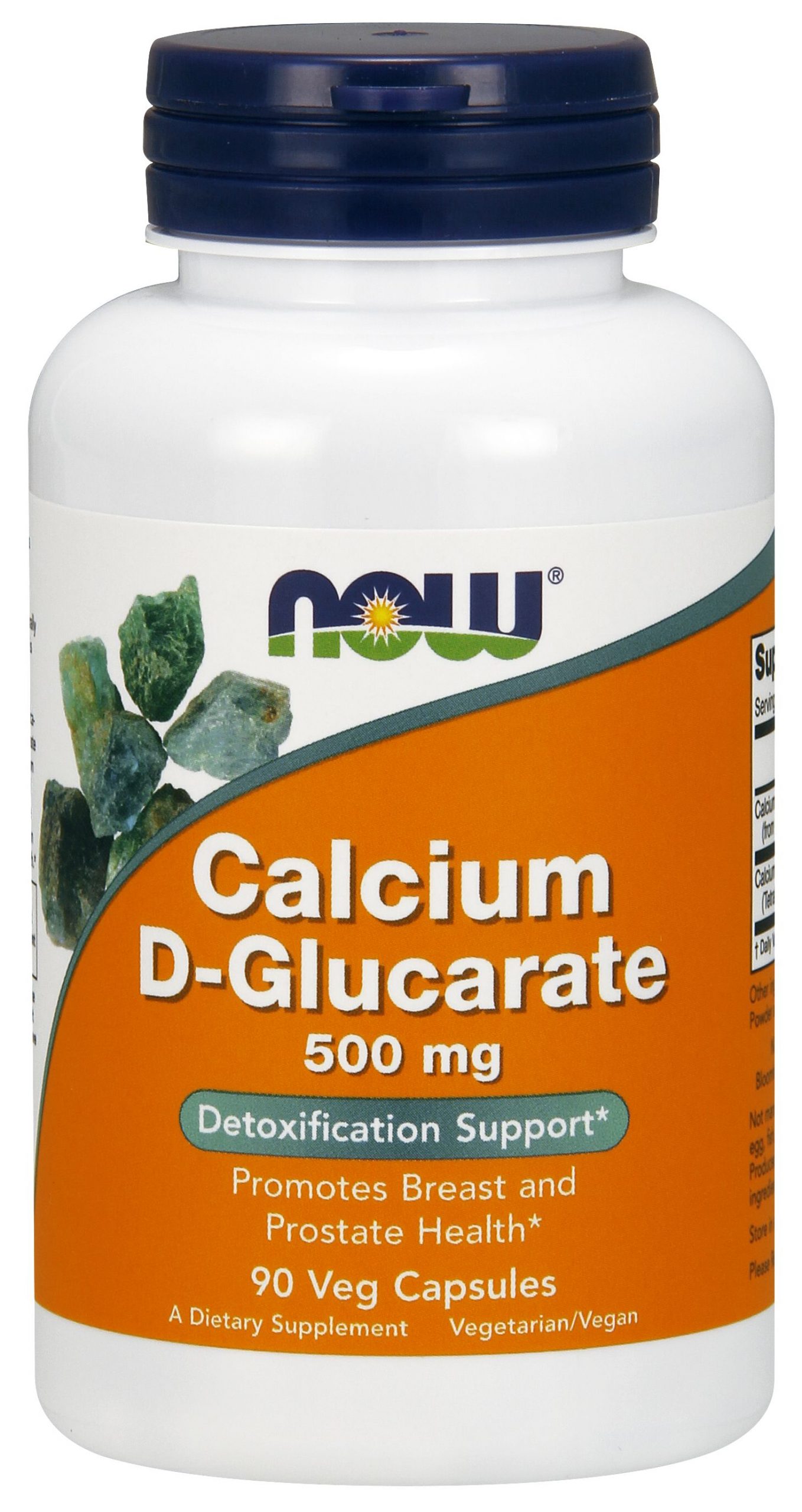 NOW Foods Calcium D-Glucarate 500 mg - 90 Veg Capsules