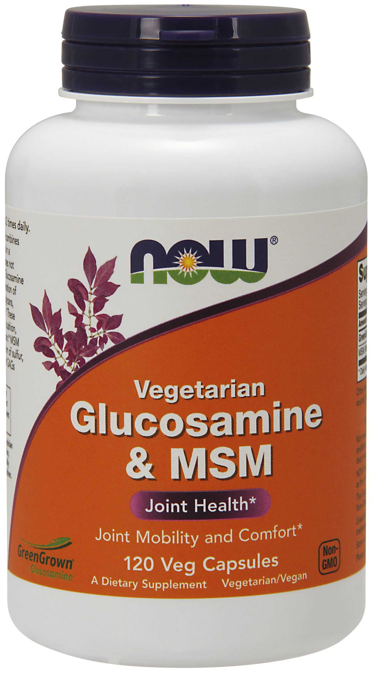 NOW Foods Glucosamine & MSM - 120 Veg Capsules