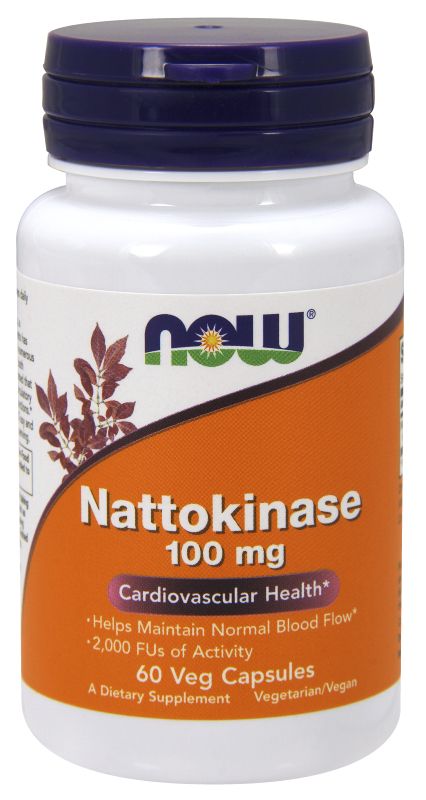 NOW Foods Nattokinase 100 mg - 60 Veg Capsules