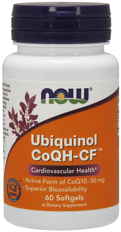 NOW Foods Ubiquinol CoQH-CF™ - 60 Softgels