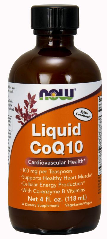 NOW Foods Liquid CoQ10 Orange Flavor - 4 oz. - Imagem 2