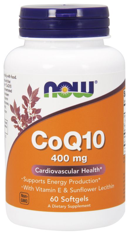 NOW Foods CoQ10 400 mg - 60 Softgels
