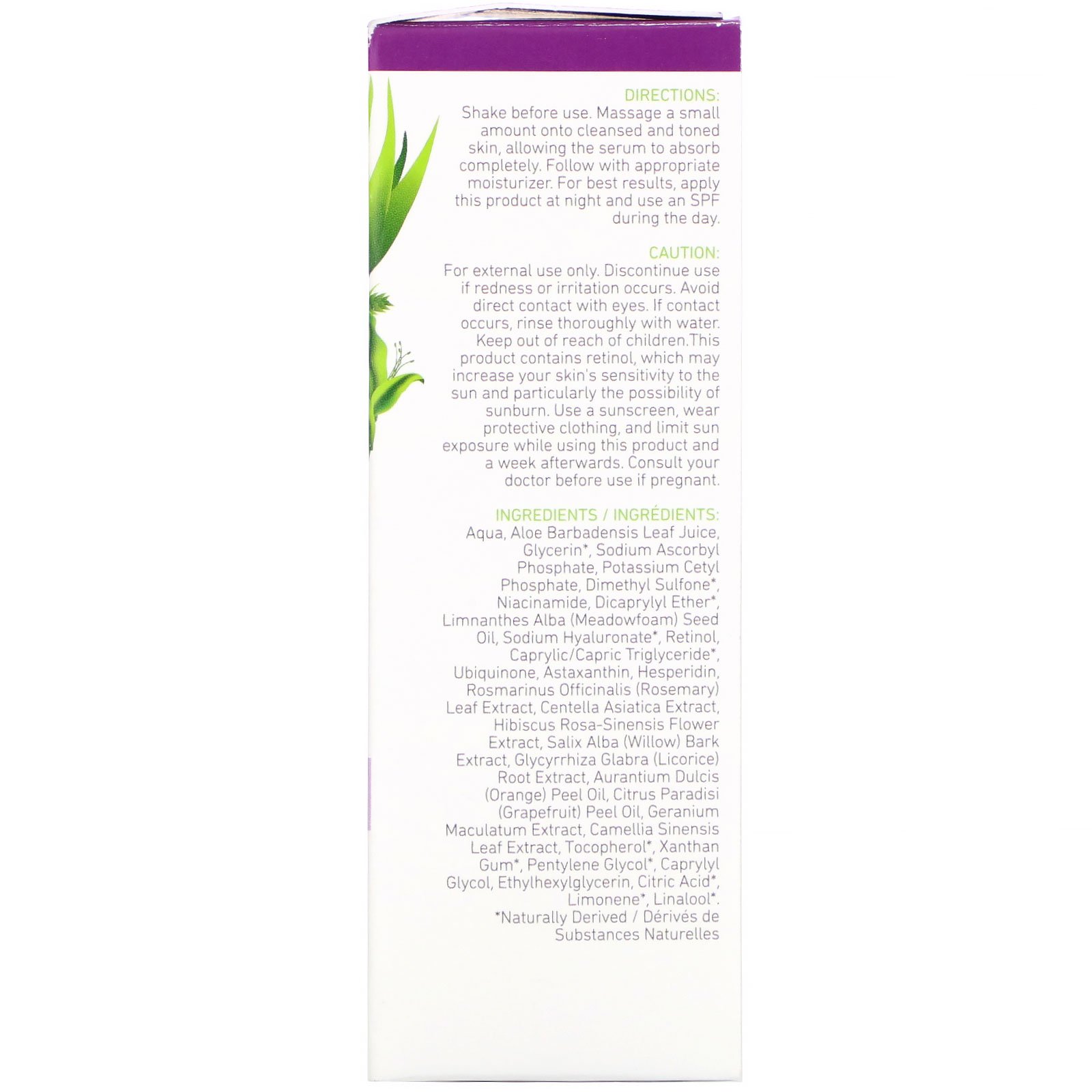 InstaNatural, Sérum com Retinol, Restauração da Juventude, 30 ml (1 fl oz) - Imagem 2