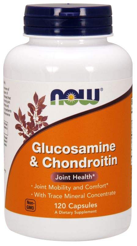 NOW Foods Glucosamine & Chondroitin with Trace Minerals - 120 Capsules