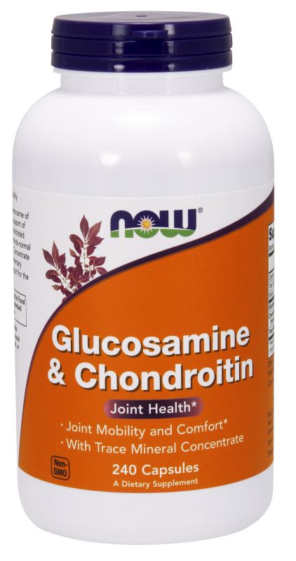 NOW Foods Glucosamine & Chondroitin - 240 Capsules