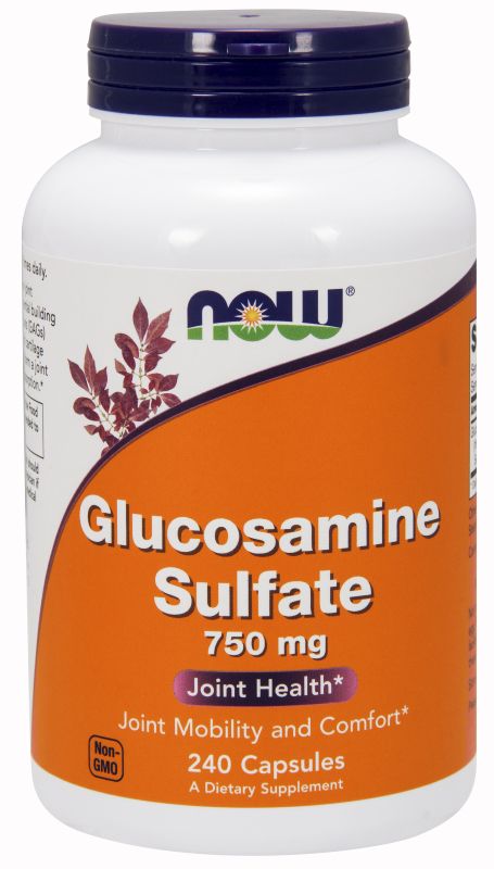 NOW Foods Glucosamine Sulfate 750 mg - 240 Capsules