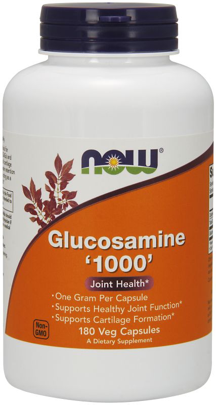 NOW Foods Glucosamine 1000mg - 180 Veg Capsules - Imagem 2