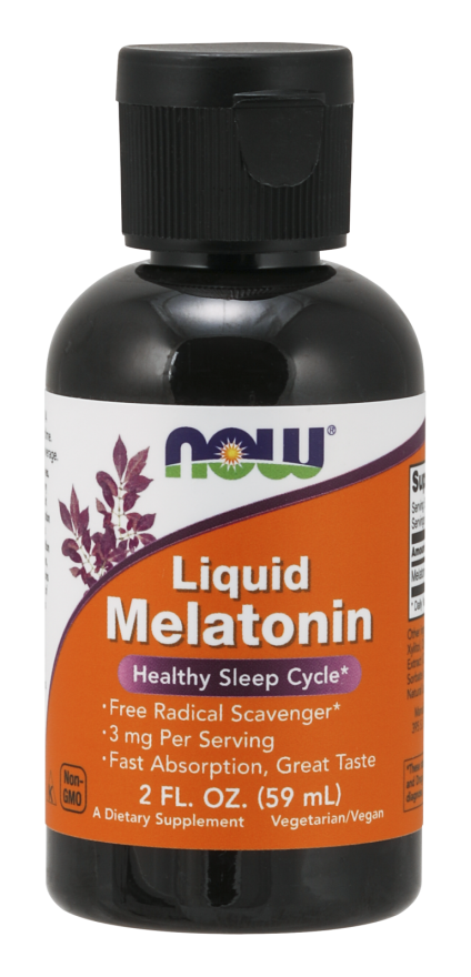 NOW Foods Liquid Melatonin 3 mg - 2 oz.