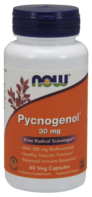 NOW Foods Pycnogenol® 30 mg - 60 Veg Capsules