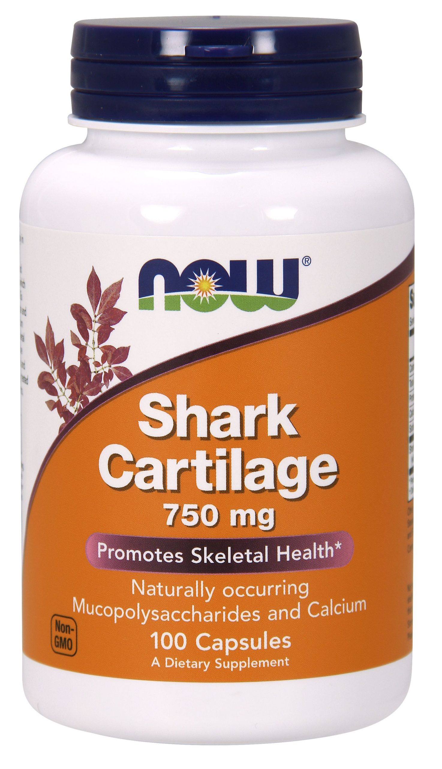NOW Foods Shark Cartilage 750 mg - 100 Capsules