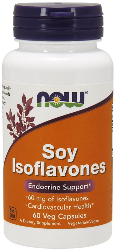 NOW Foods Soy Isoflavones 150 mg - 60 Veg Capsules - Imagem 2