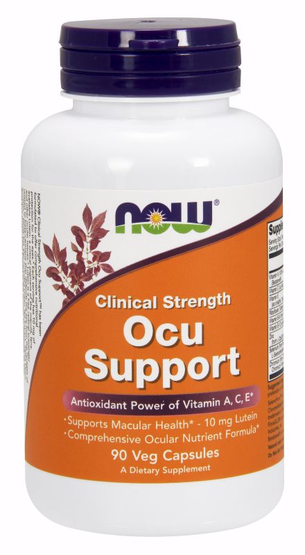 NOW Foods Ocu Support Clinical Strength - 90 Capsules - Imagem 2