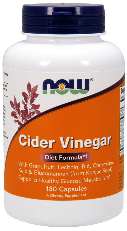 NOW Foods Cider Vinegar Diet Formula - 180 Capsules