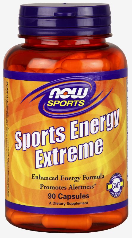 NOW Foods Sports Energy Extreme - 90 Capsules - Imagem 2