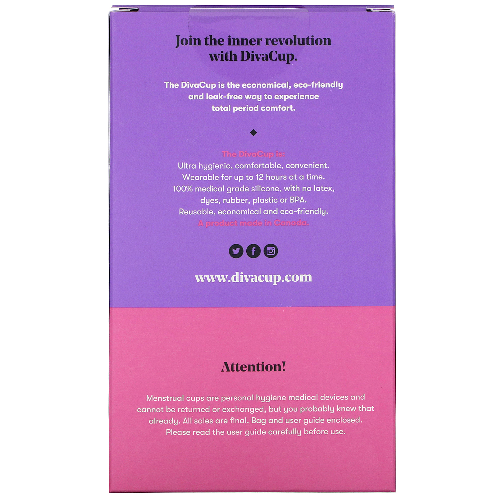 Diva International, DivaCup, Model 1, 1 Menstrual Cup - Imagem 2