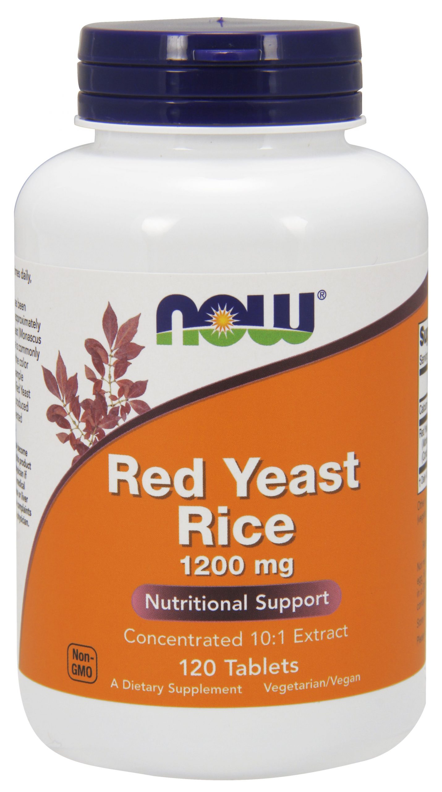 NOW Foods Red Yeast Rice 1200 mg - 120 Tablets