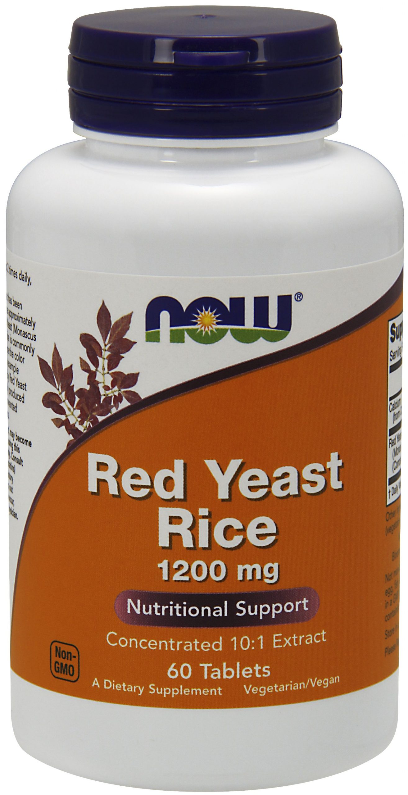 NOW Foods Red Yeast Rice 1200 mg - 60 Tablets