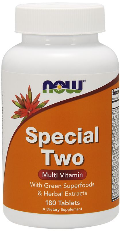 NOW Foods Special Two - 180 Tablets - Imagem 2