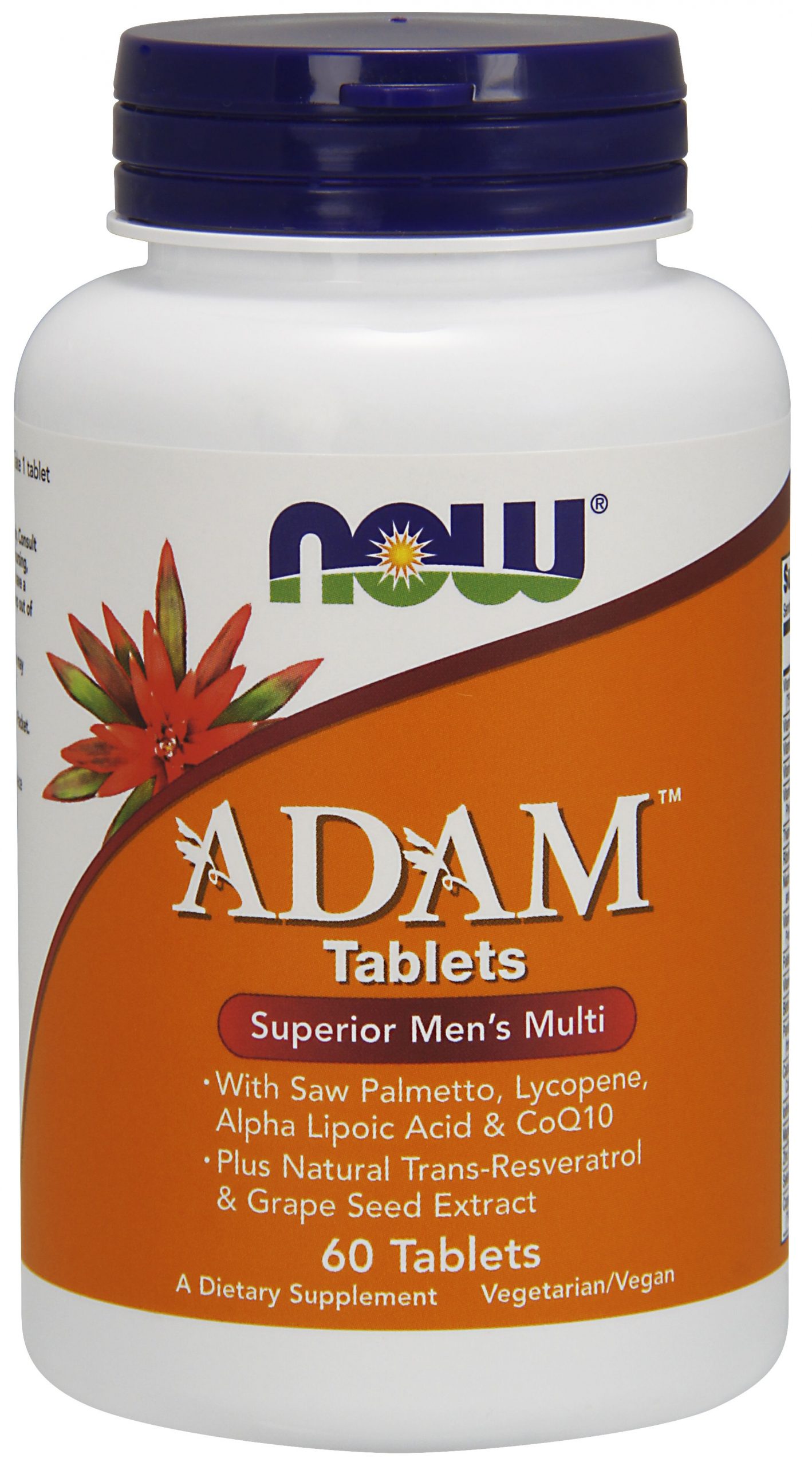 NOW Foods ADAM Superior Men's Multiple Vitamin - 60 Tablets