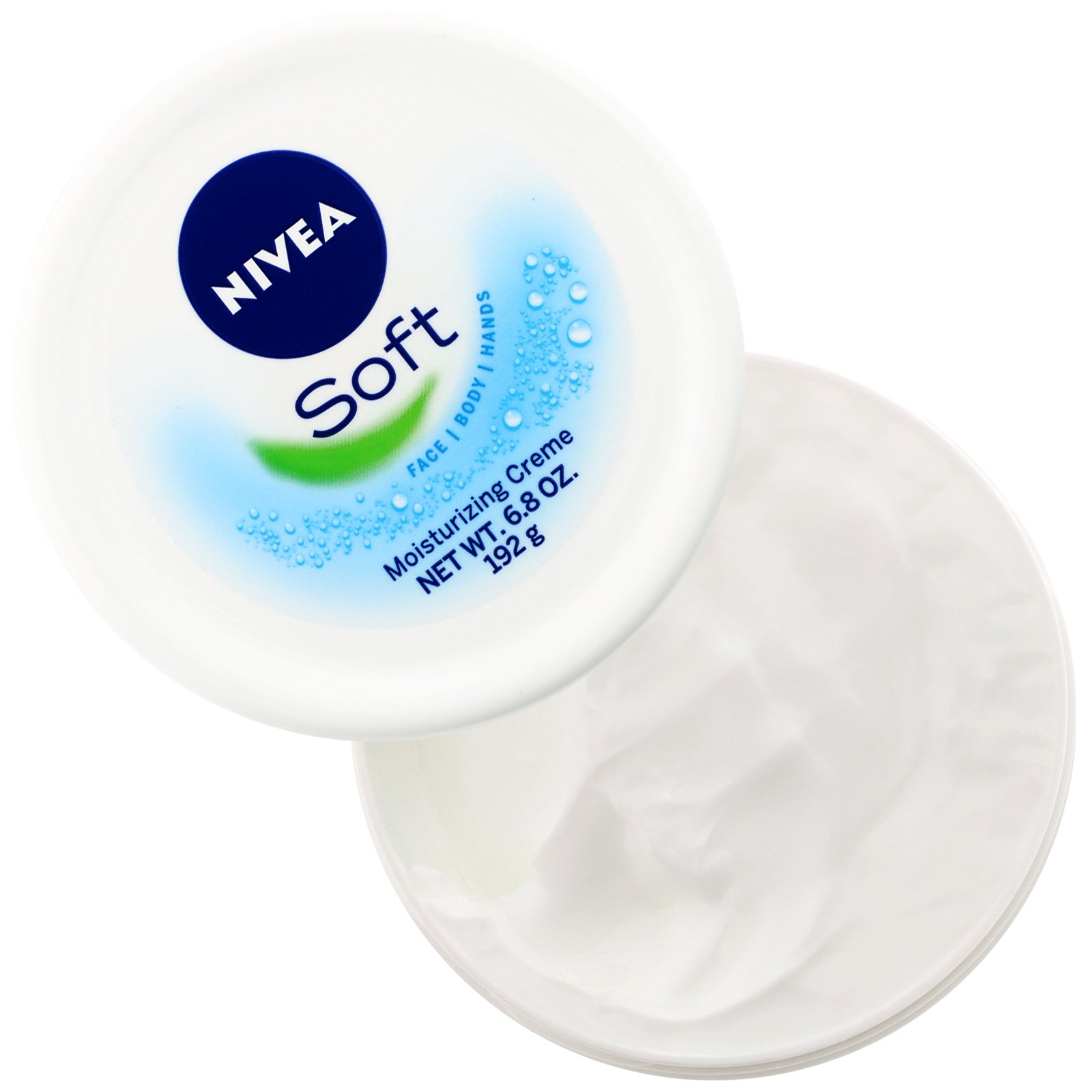 Nivea, Refreshingly Light Moisturizing Creme, Soft, 6.8 oz (192 g) - Imagem 3