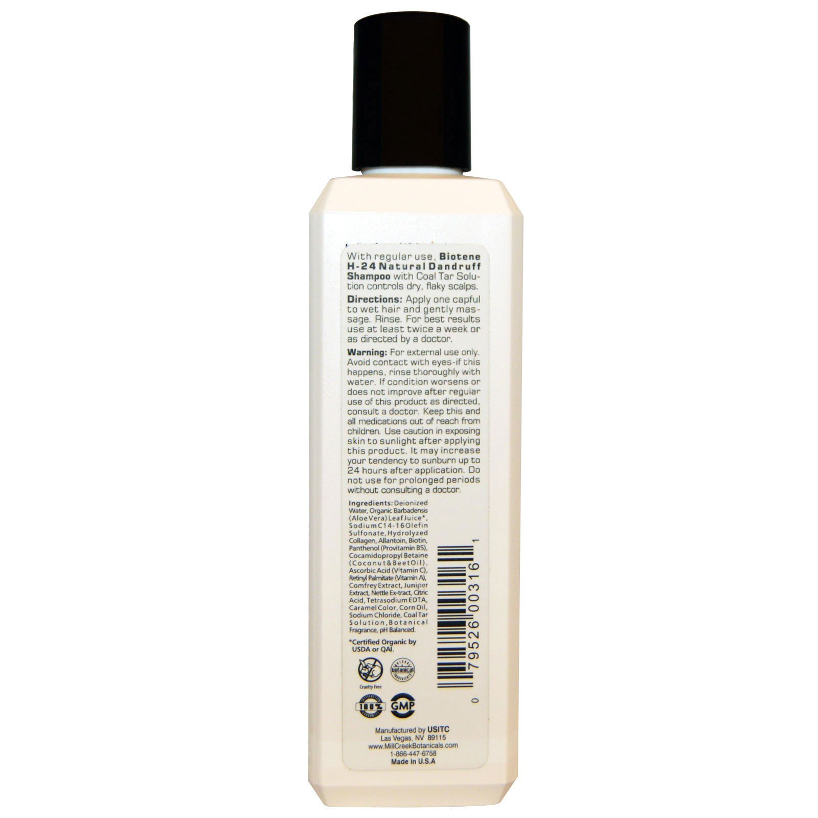 Biotene H-24, Shampoo Natural Anticaspa, com Biotina, 8,5 fl oz (250 ml) - Imagem 2
