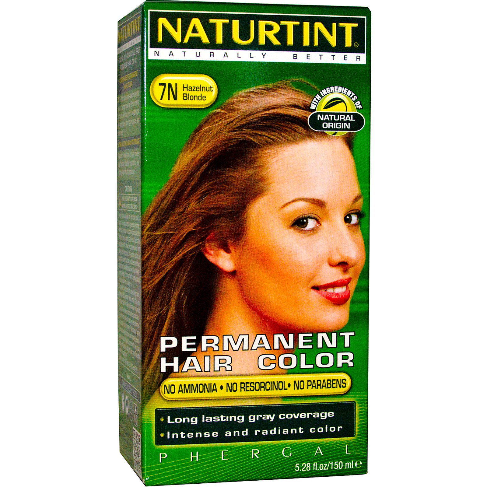 Naturtint, Permanent Hair Color, 7N, Hazelnut Blonde, 5,28 fl oz (150 ml)