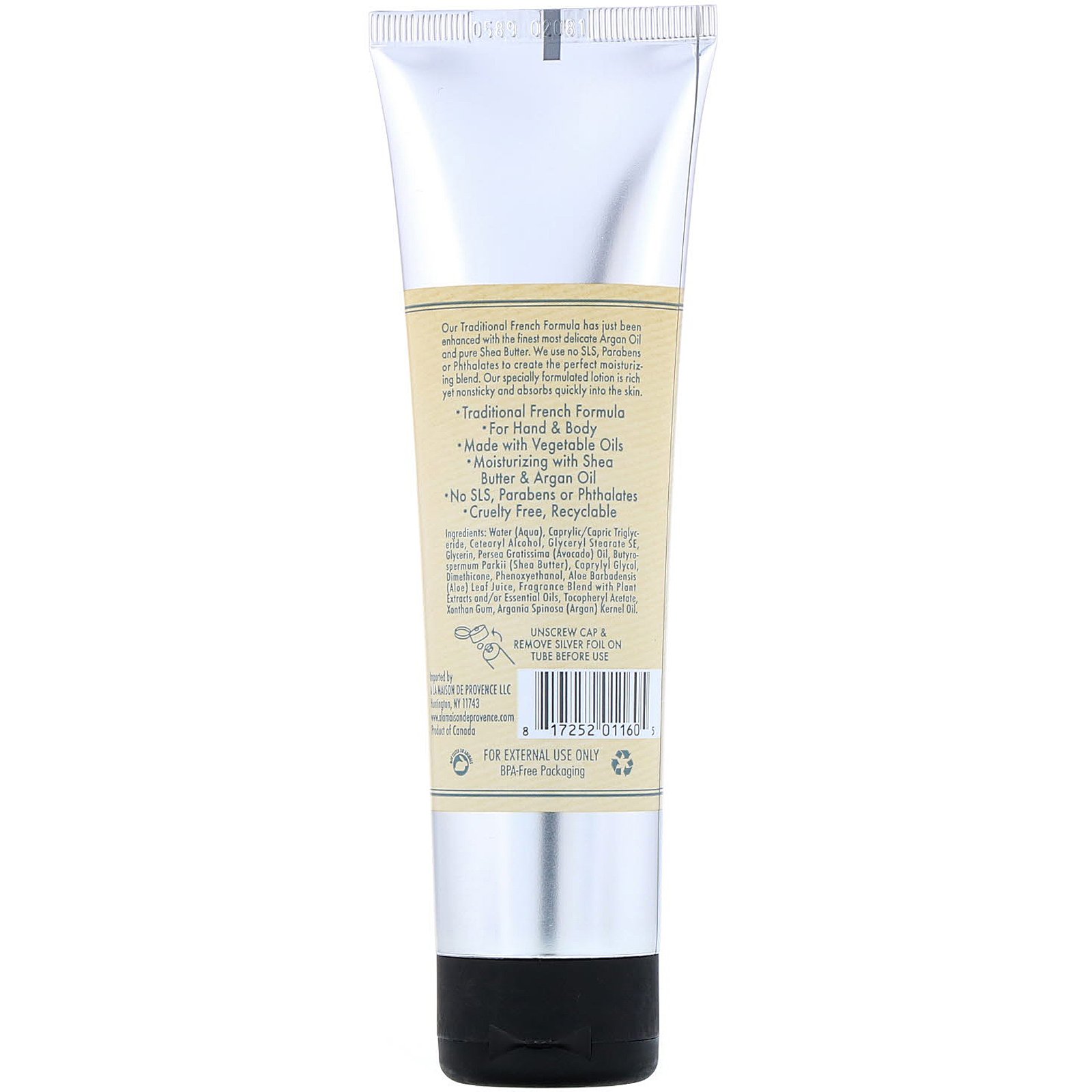 A La Maison de Provence, Loção para Mãos e Corpo, Sal Marinho Fresco, 5 fl oz (150 ml) - Imagem 2