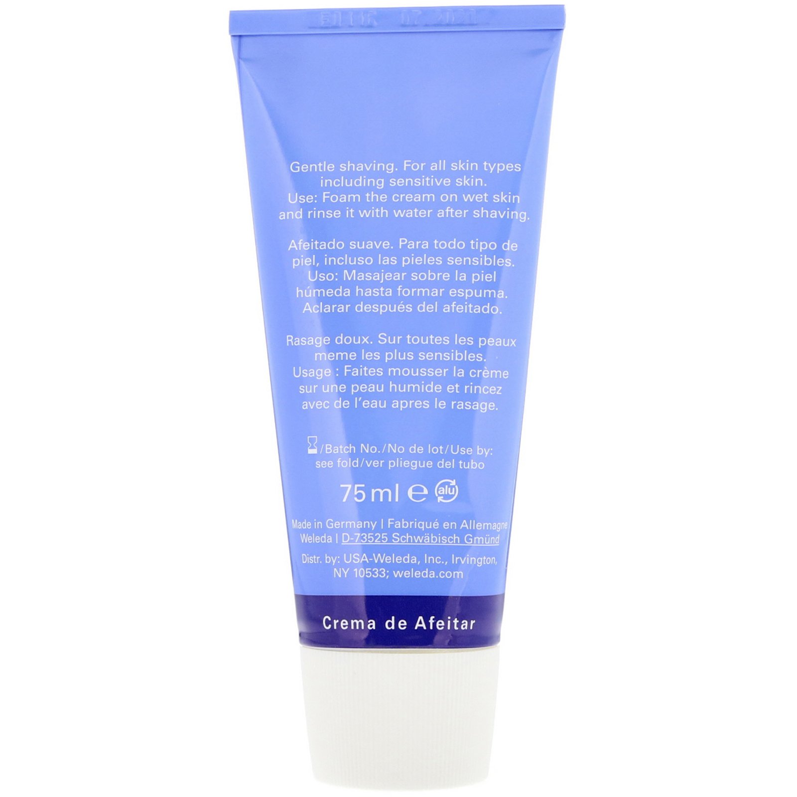Weleda, Creme de Barbear, 2,5 oz (75 g) - Imagem 2