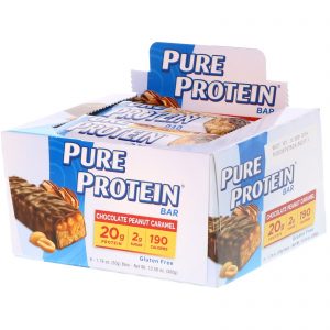 Comprar pure protein, barras de caramelo, chocolate e amendoim, 6 barras, 1,76 oz (50 g) cada preço no brasil barras barras de proteína suplementos de musculação suplemento importado loja 101 online promoção -