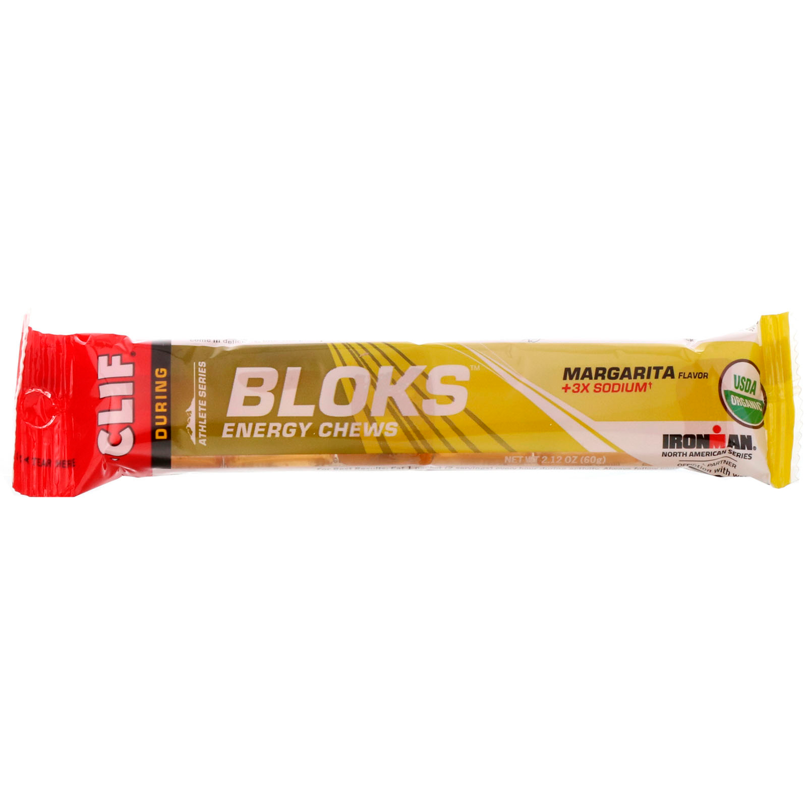 Clif Bar, Bloks Energy Chews, Margarita Flavor + 3X Sodium, 18 Packets, 2.12 oz (60 g) Each - Imagem 4