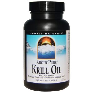 Comprar source naturals, arcticpure, óleo de krill, 500 mg, 120 cápsulas softgel preço no brasil óleo de krill suplementos nutricionais suplemento importado loja 155 online promoção -